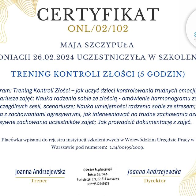 Powiększ obraz: certificate 2
