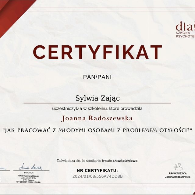 Powiększ obraz: certificate 15