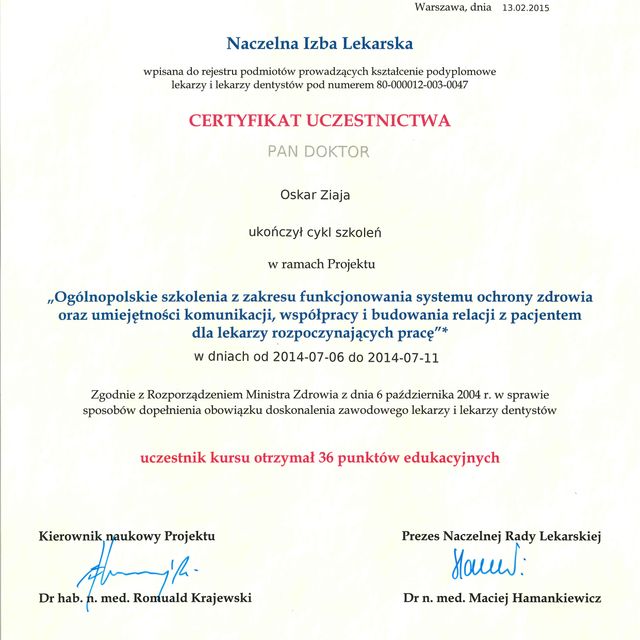 Powiększ obraz: certificate 8