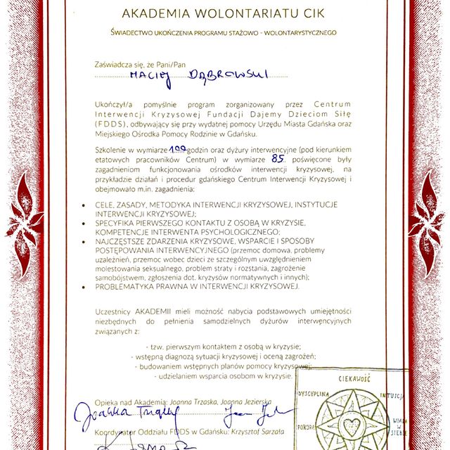Powiększ obraz: certificate 2