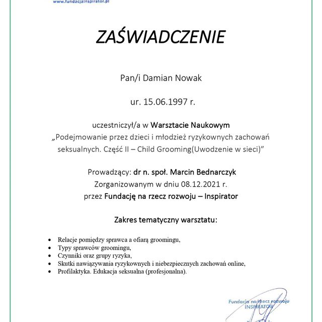 Powiększ obraz: certificate 1