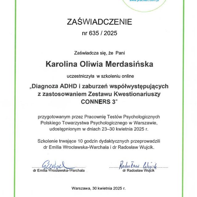 Powiększ obraz: certificate 1