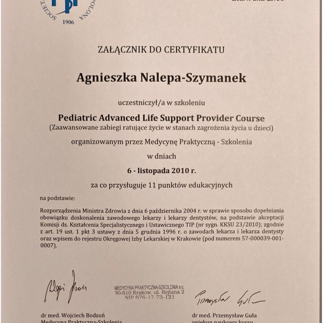 Powiększ obraz: certificate 100