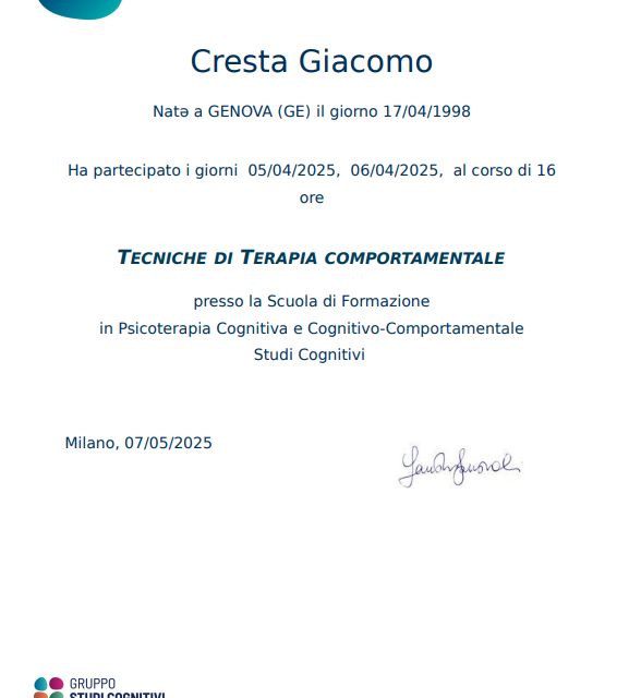 Ingrandire l'immagine: certificate 1