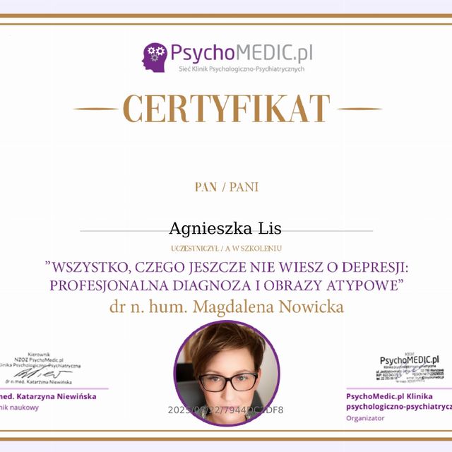 Powiększ obraz: certificate 83