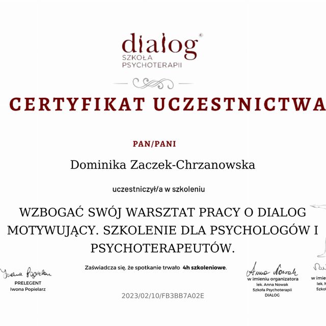 Powiększ obraz: certificate 58