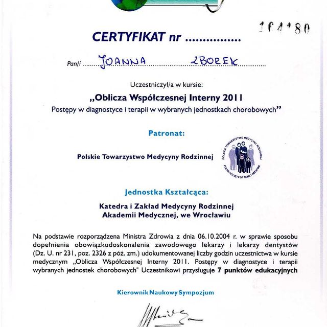 Powiększ obraz: certificate 10