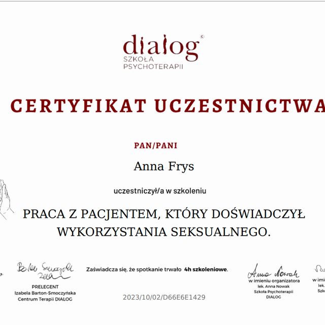 Powiększ obraz: certificate 21