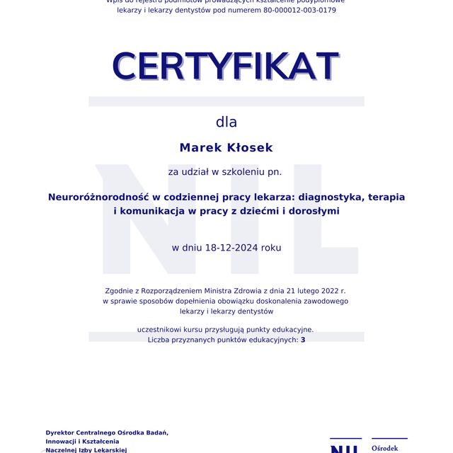 Powiększ obraz: certificate 9