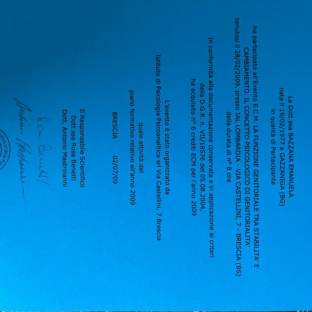 Ingrandire l'immagine: certificate 8