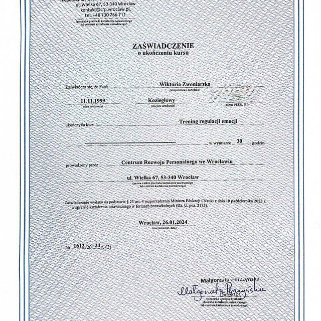 Powiększ obraz: certificate 1