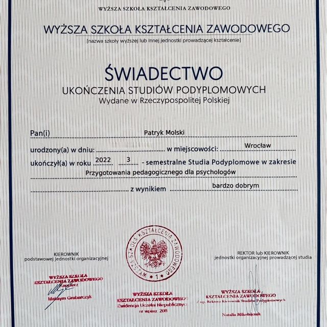 Powiększ obraz: certificate 92