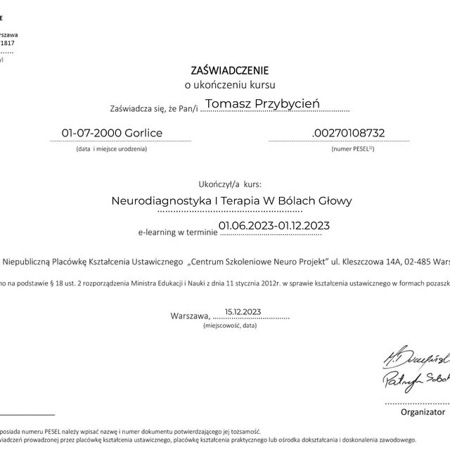 Powiększ obraz: certificate 11