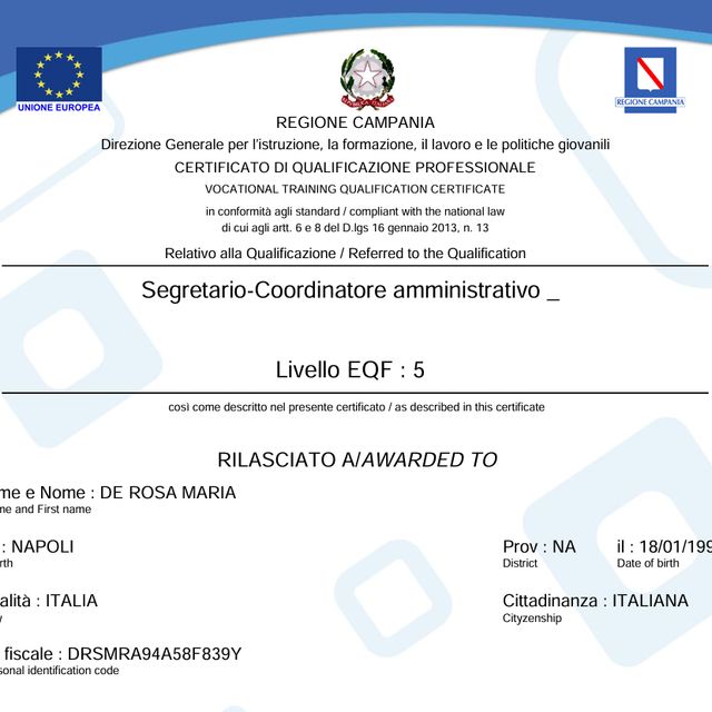 Ingrandire l'immagine: certificate 3