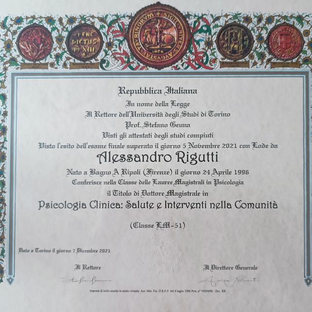 Ingrandire l'immagine: certificate 1