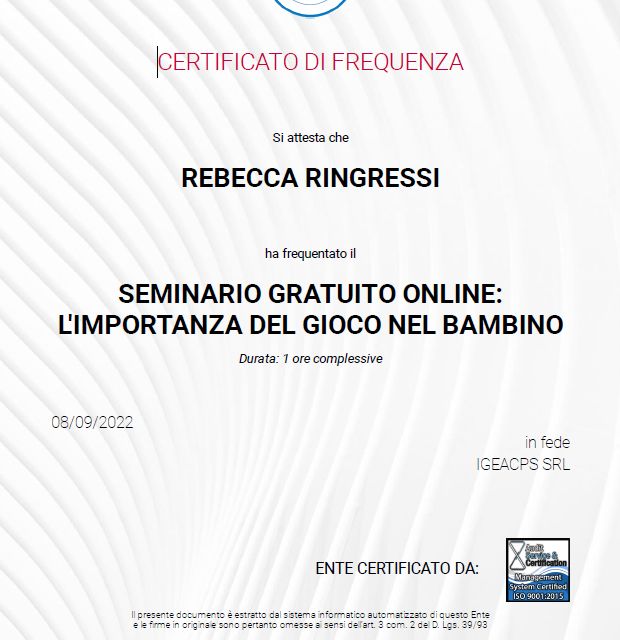 Ingrandire l'immagine: certificate 2