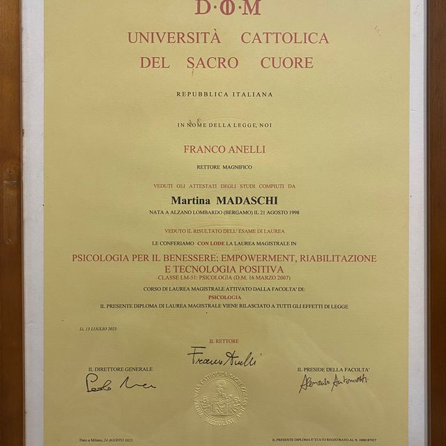 Ingrandire l'immagine: certificate 1