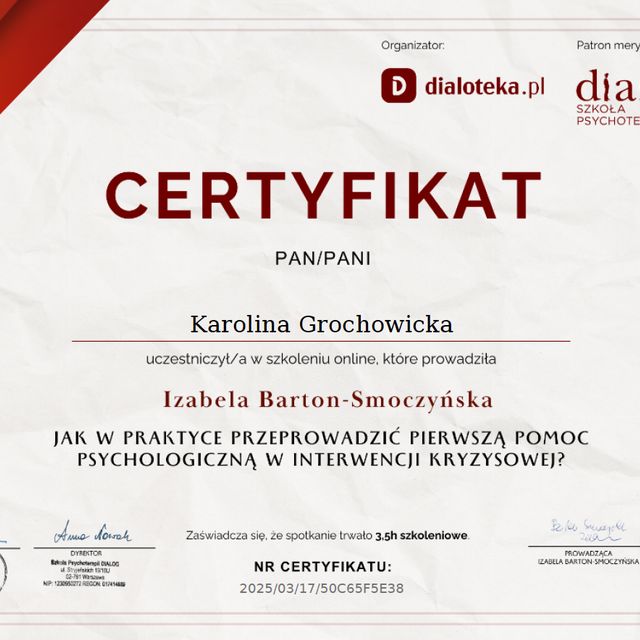 Powiększ obraz: certificate 12