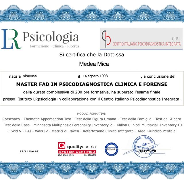 Ingrandire l'immagine: certificate 1