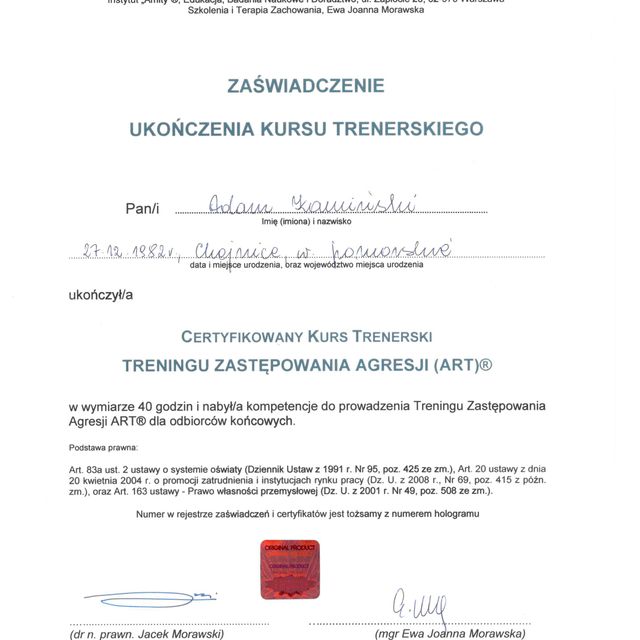 Powiększ obraz: certificate 4