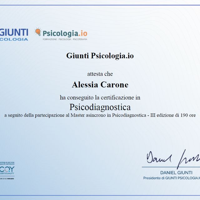 Ingrandire l'immagine: certificate 1