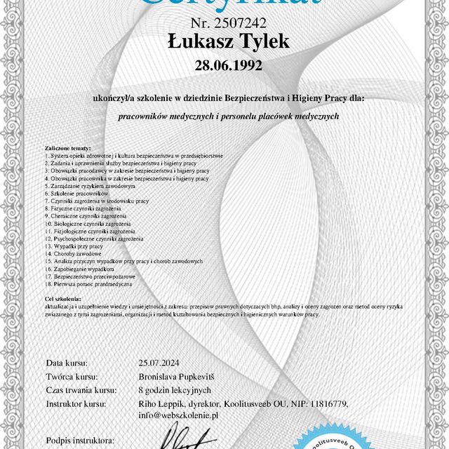 Powiększ obraz: certificate 1