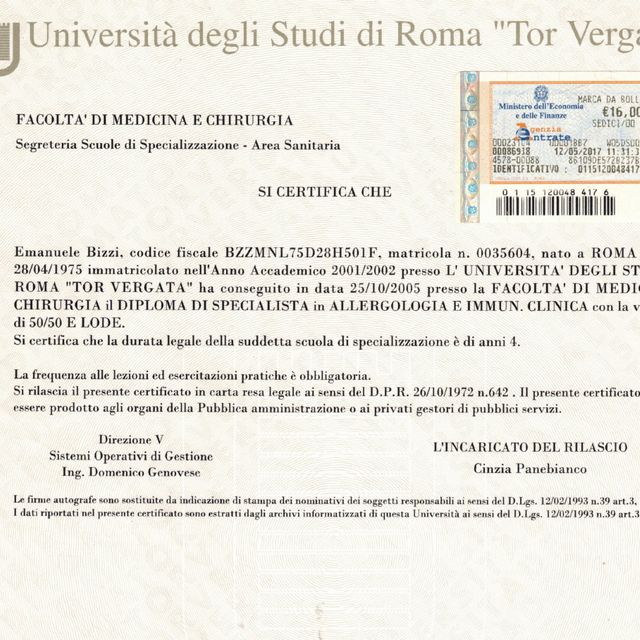 Ingrandire l'immagine: certificate 1
