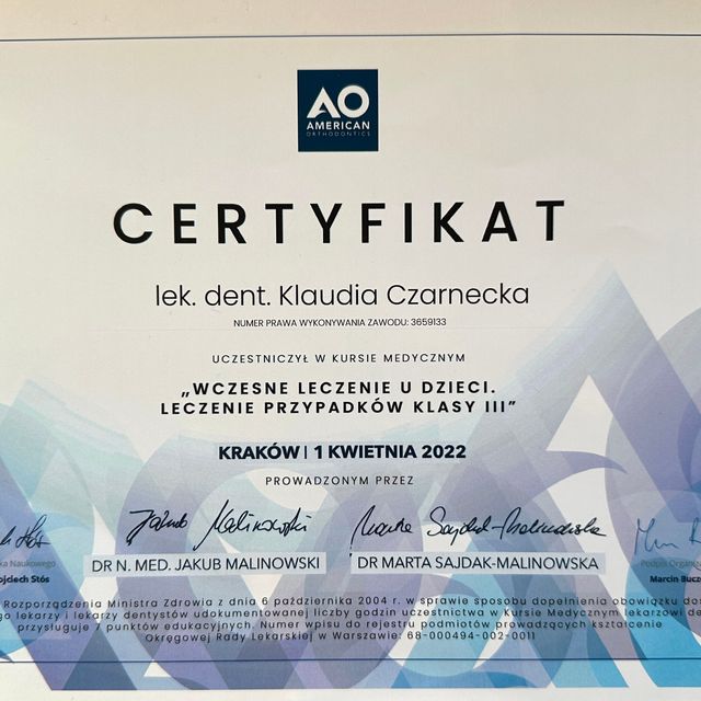 Powiększ obraz: certificate 10