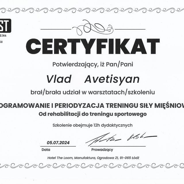Powiększ obraz: certificate 8