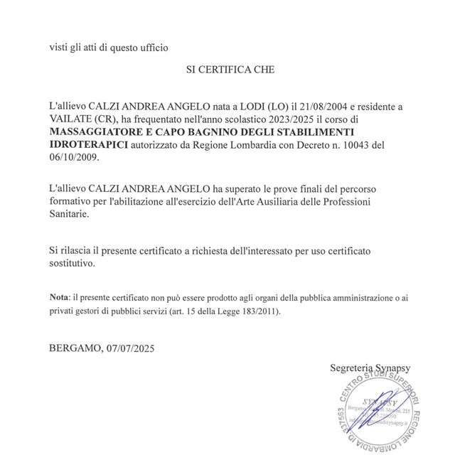 Ingrandire l'immagine: certificate 1