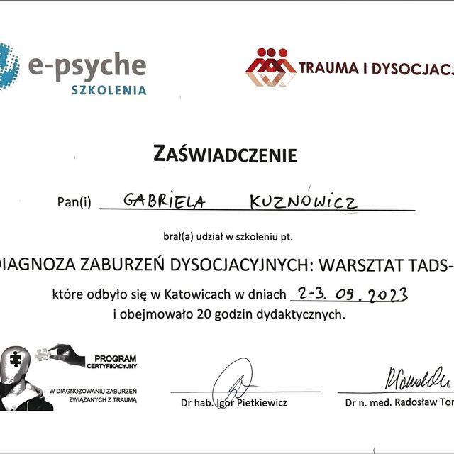 Powiększ obraz: certificate 9