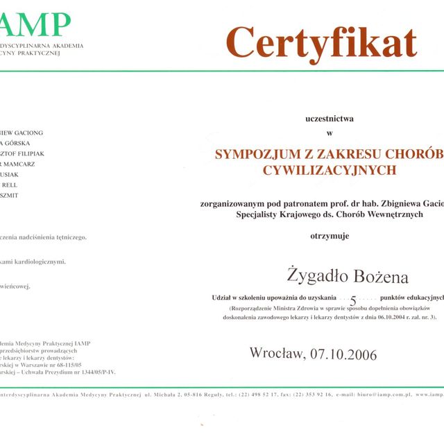 Powiększ obraz: certificate 26