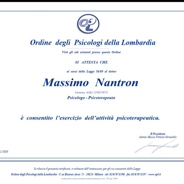 Ingrandire l'immagine: certificate 1