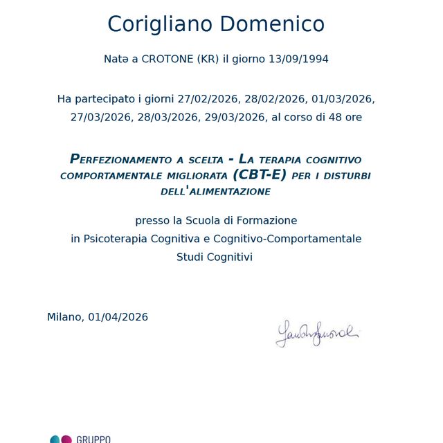 Ingrandire l'immagine: certificate 2