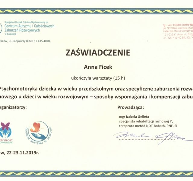 Powiększ obraz: certificate 15