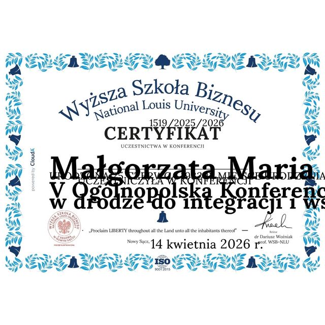 Powiększ obraz: certificate 4