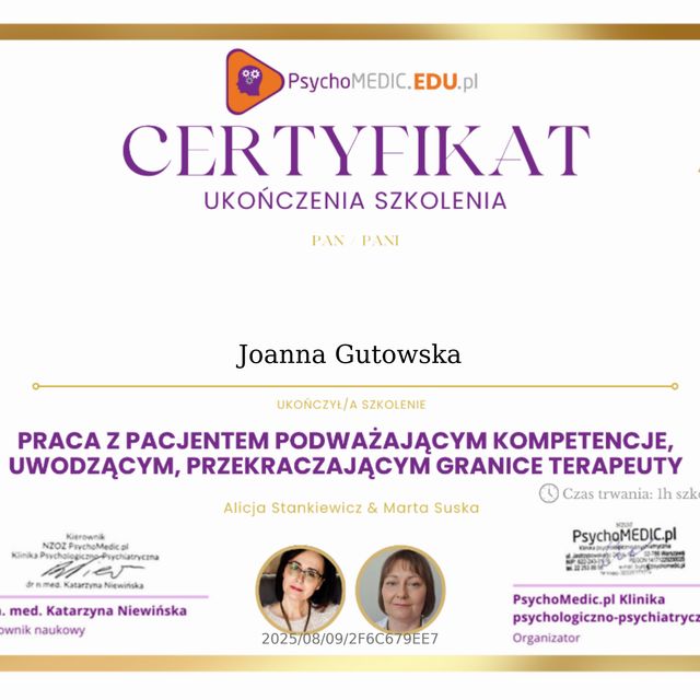 Powiększ obraz: certificate 21