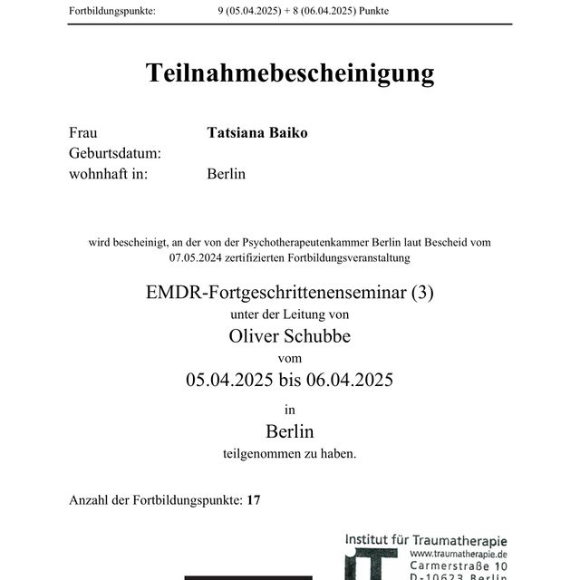 Bild vergrößern: certificate 7