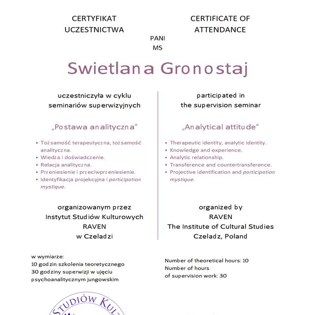 Powiększ obraz: certificate 10