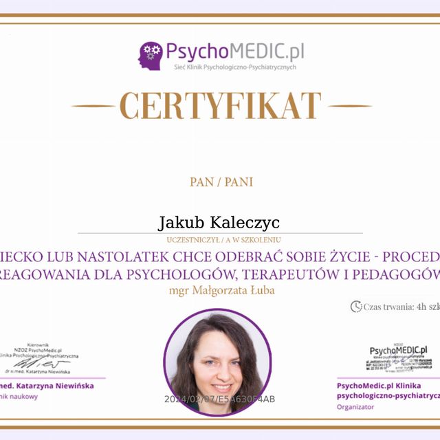 Powiększ obraz: certificate 9