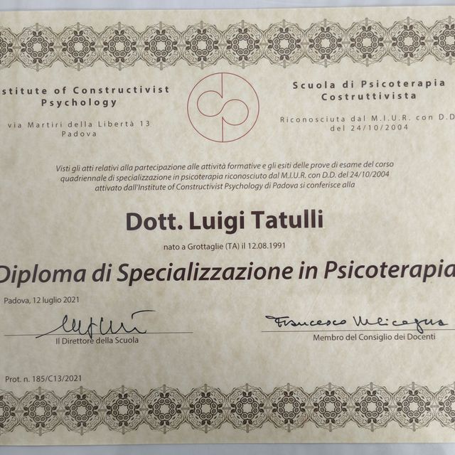 Ingrandire l'immagine: certificate 1