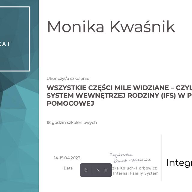 Powiększ obraz: certificate 16