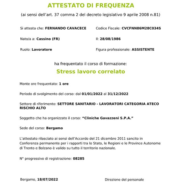 Ingrandire l'immagine: certificate 31