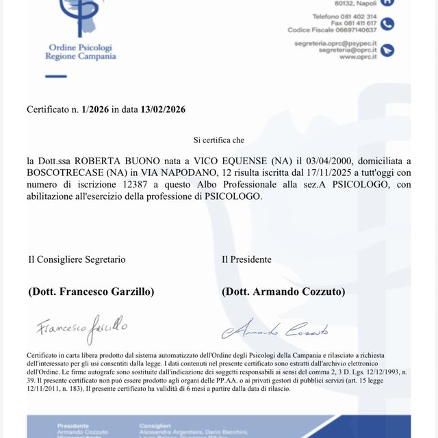 Ingrandire l'immagine: certificate 1