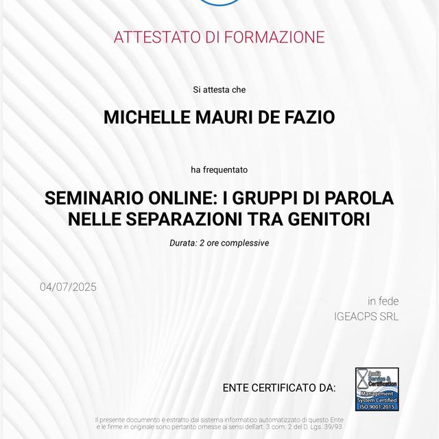 Ingrandire l'immagine: certificate 1