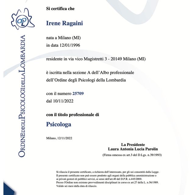 Ingrandire l'immagine: certificate 1