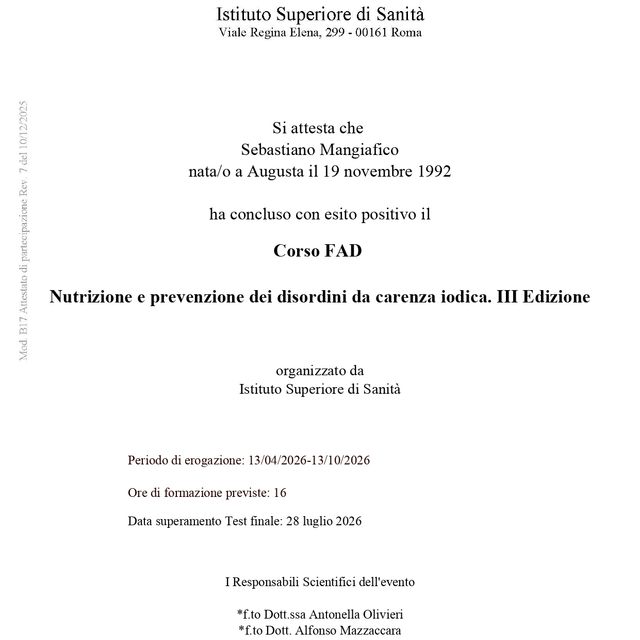 Ingrandire l'immagine: certificate 66