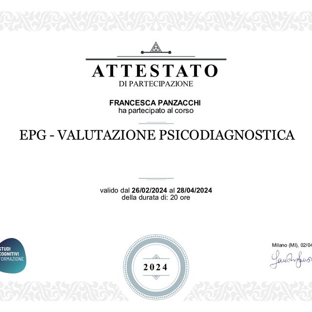 Ingrandire l'immagine: certificate 1