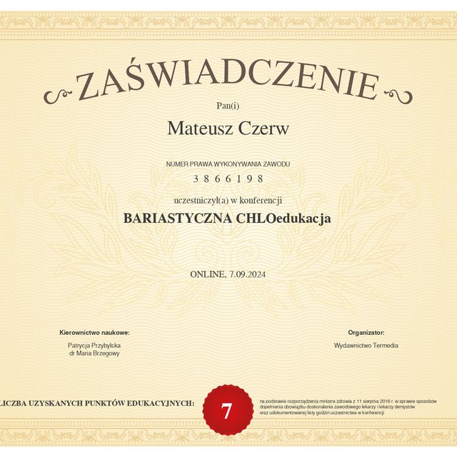 Powiększ obraz: certificate 8