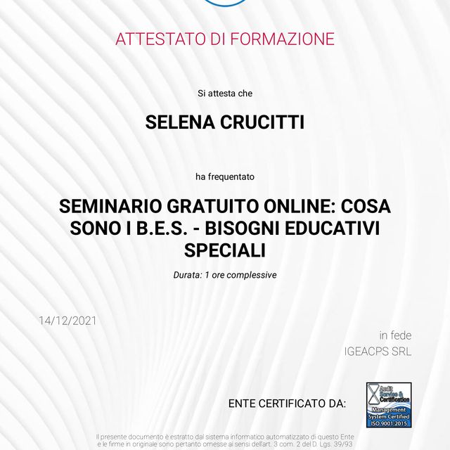 Ingrandire l'immagine: certificate 2